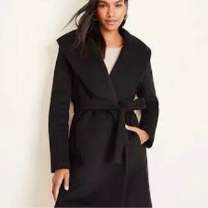 Ann Taylor Black Pea Coat for Women